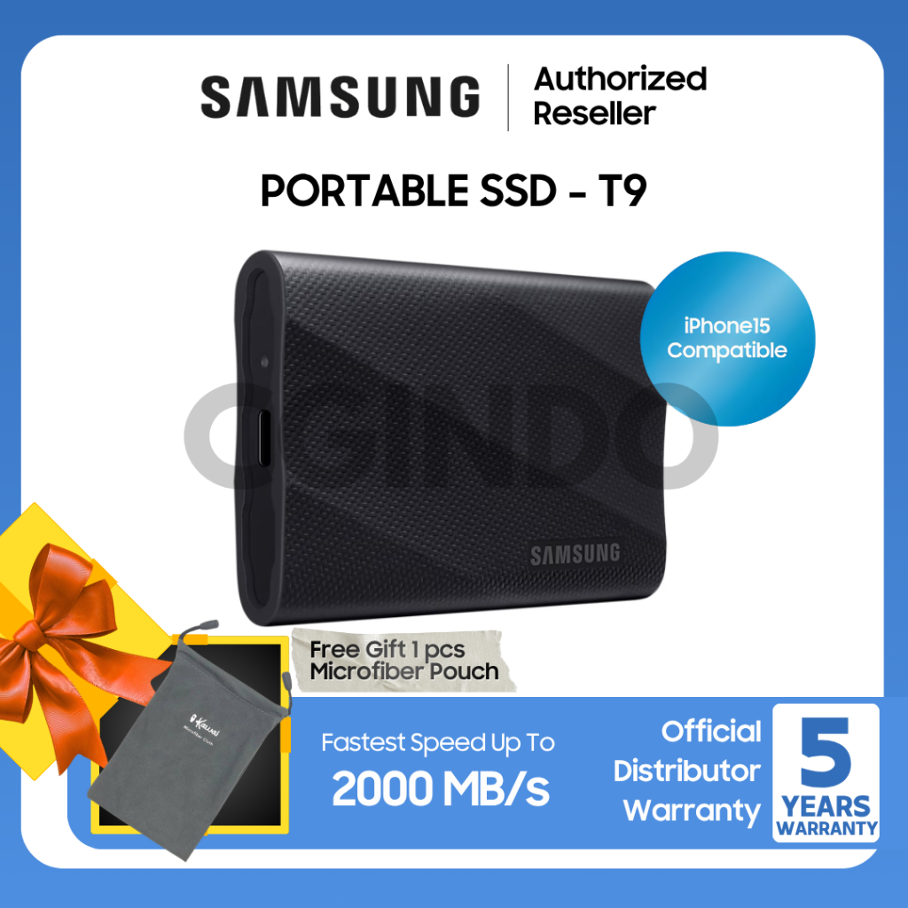 Samsung T9 SSD Portable SSD 1TB / SSD 2TB / SSD 4TB SSD External SSD Eksternal SSD T7 SSD Samsung Up