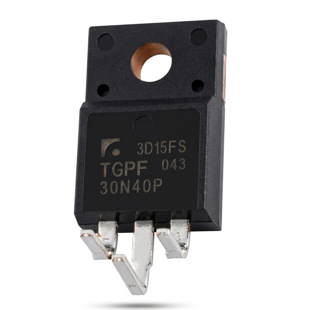 Transistor IGBT TGPF 30N40P 30N40 N-Channel 60A 400V Original Trinno Korea - Kaki Melengkung