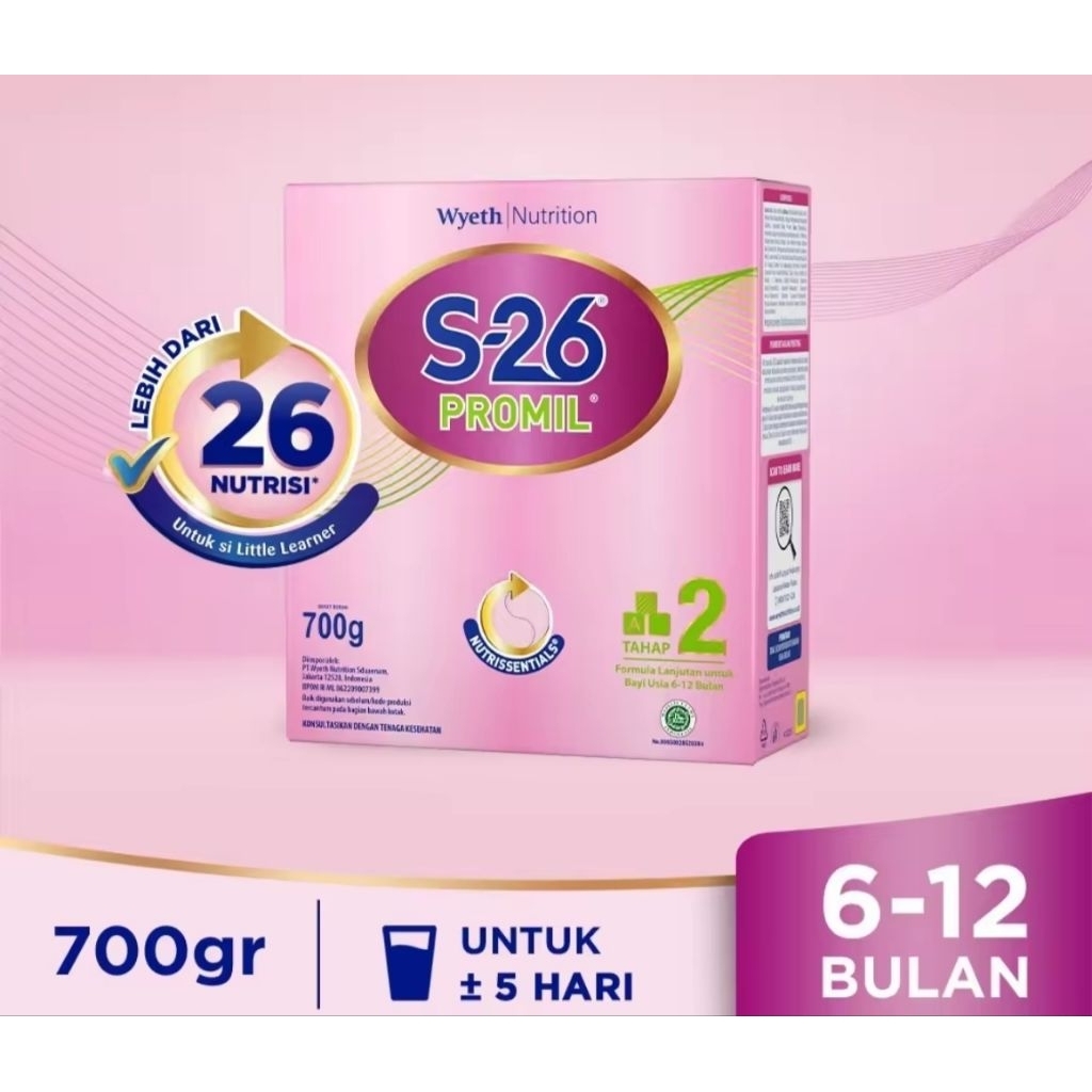 S26 promil tahap2 700gram exp 2027