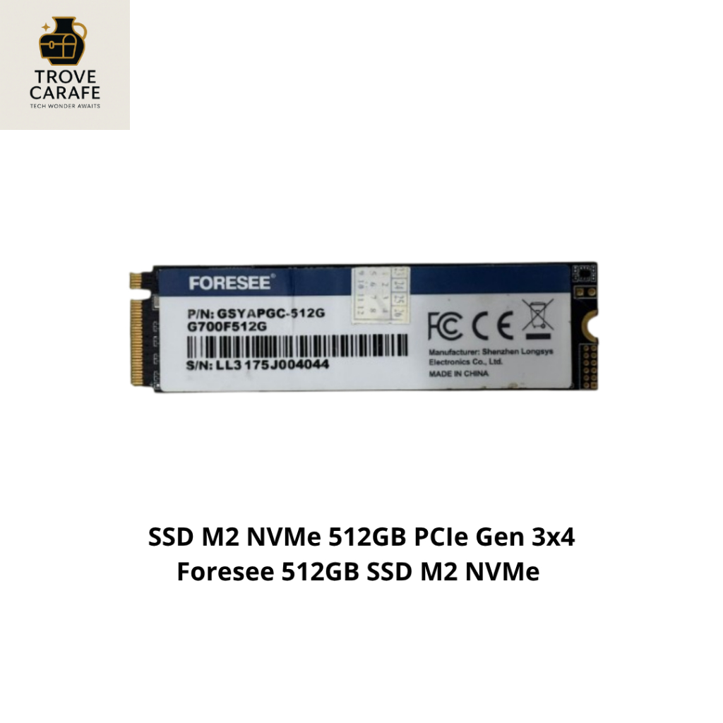 SSD M2 NVMe 512GB PCIe Gen 3x4 - SSD M2 NVMe FORESEE G700 512GB PCIe Gen3x4 2280