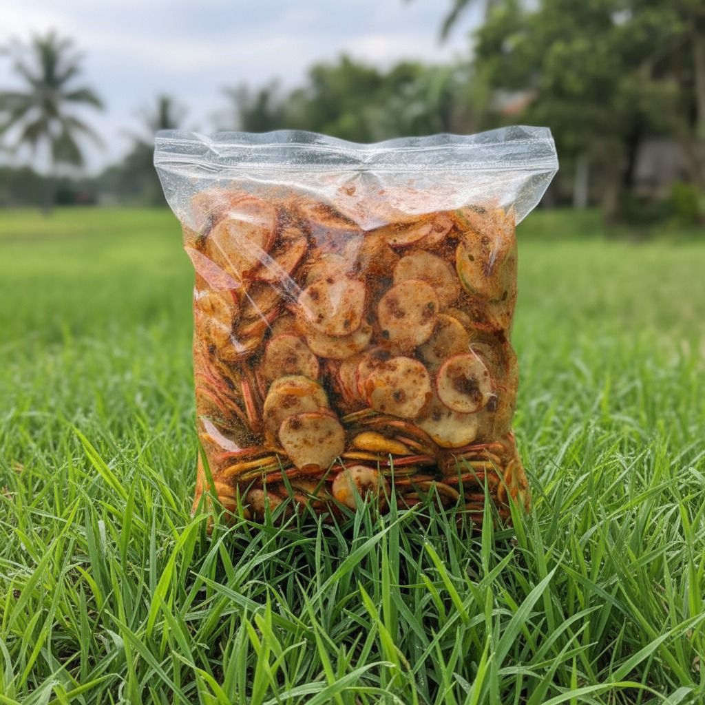 SEBLAK KERING KERUPUK BANTAT GURIH PEDAS DAUN JERUK KEMASAN 1KILO