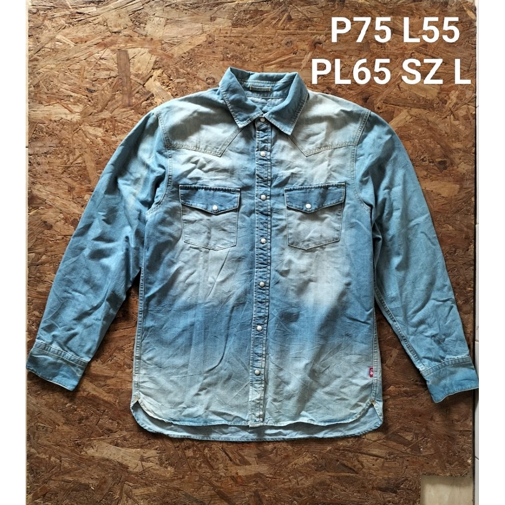 kemeja jeans iws