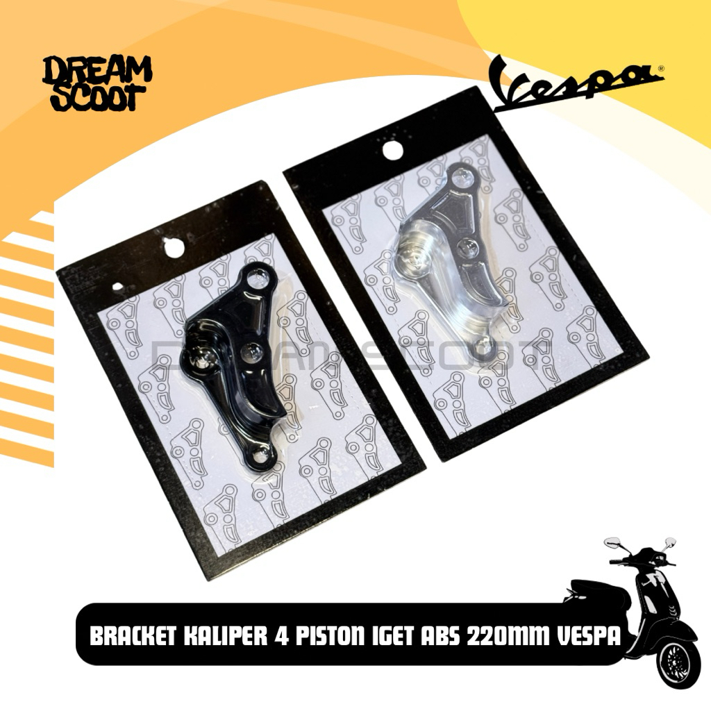 Bracket kaliper Unbrand 4P vespa Matic Vespa Sprint Vespa Primavera vespa gts Bracket kaliper Vespa 