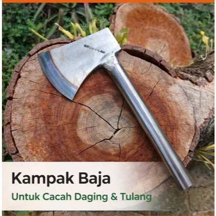 Kampak Baja Per Original Sudah Di Sepuh Tidak Mudah Gompel Untuk Cacah Daging dan Tulang