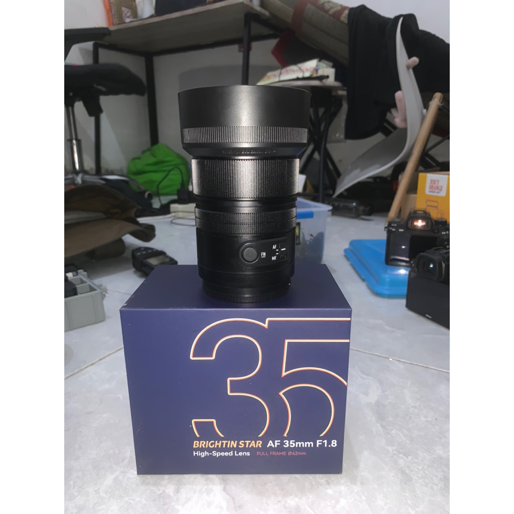 lensa 35mm f 1.8 brightistar like new for nikon z