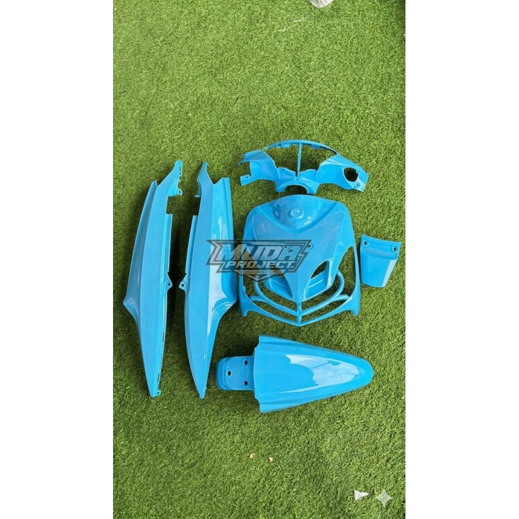 Full body halus yamaha Mio Smile dan Mio Sporty warna BIRU MUDA  | paketan full body halus yamaha mi