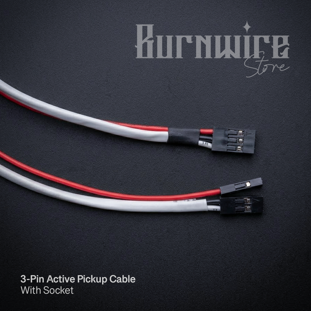 Solderles Pickup Cable For EMG Active Pickups, Kabel Pickup EMG Aktif