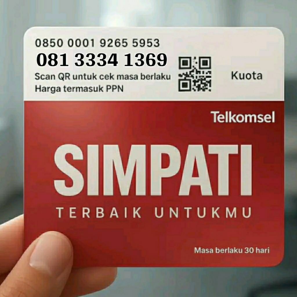 PERDANA SIMPATI 11 DIGIT NOMOR CANTIK 369 3369 1369