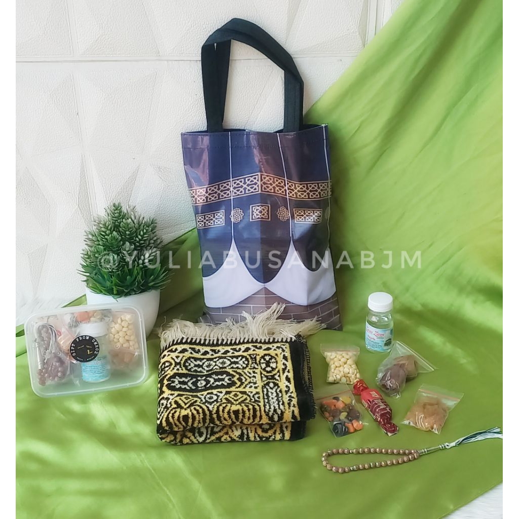 Paket Sajadah mini exclusive oleh oleh umroh haji
