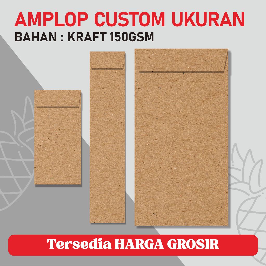 Amplop POLOS Kemasan Dupa Bisa Request Ukuran | Amplop Custom Ukuran | Kemasan Dupa Hio | Amplop Aes