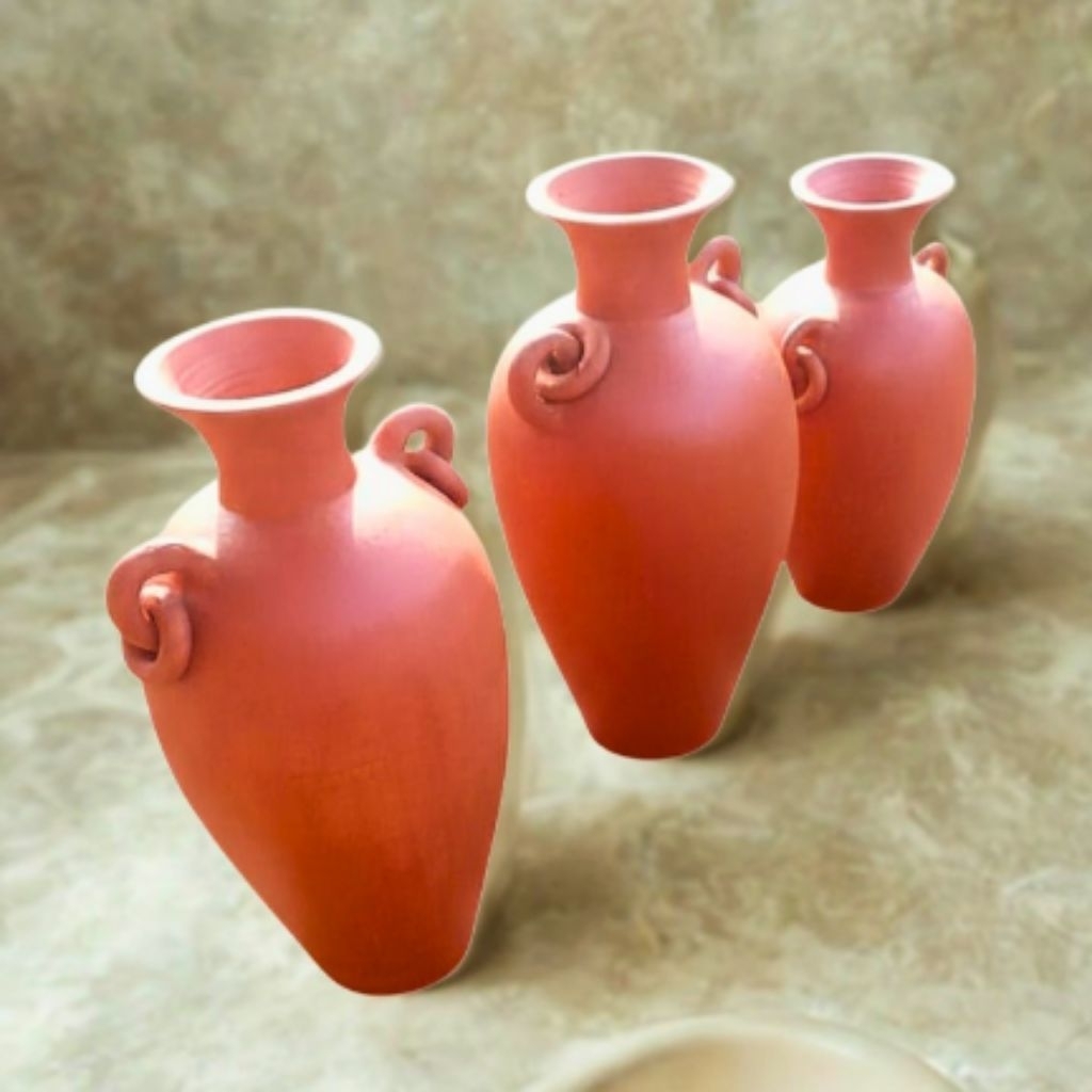 guci kendi tanah liat dekorasi rumah taman dan vas bunga