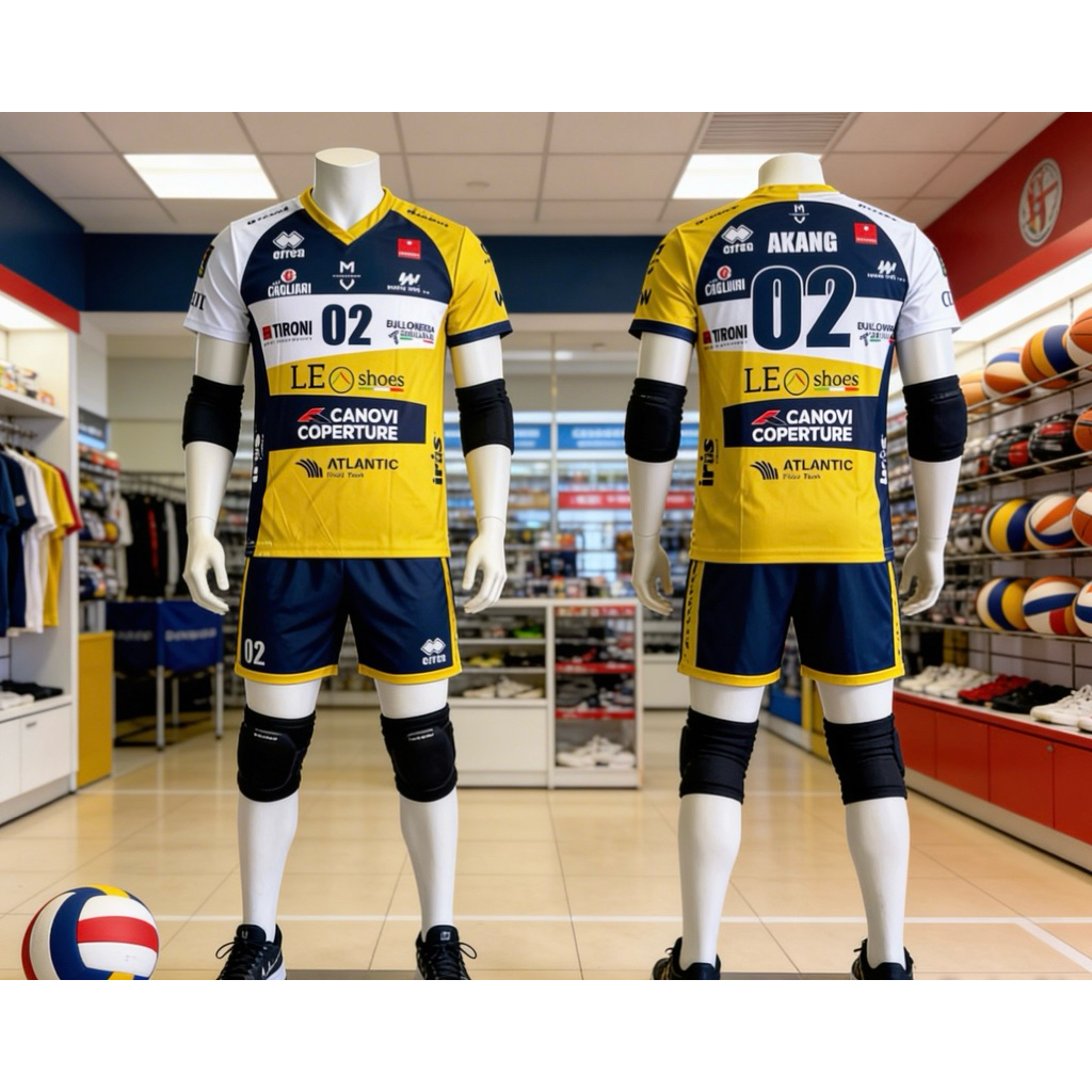 JERSEY VOLI ATASAN MODENA LIGA ITALIA