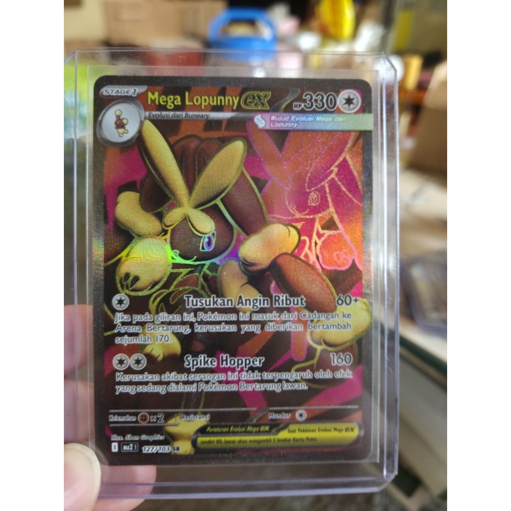 mega lopunny ex Sr pokemon tcg indonesia