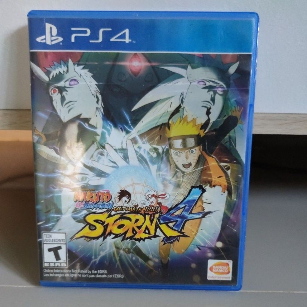 Naruto shippuden ultimate ninja storm 4 kaset PS4 PS5 game PlayStation bd