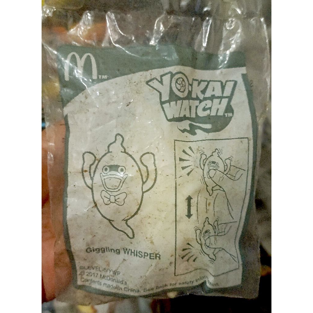McDonald Happy Meal Toy Yokai Watch, Giggling Whisnoer