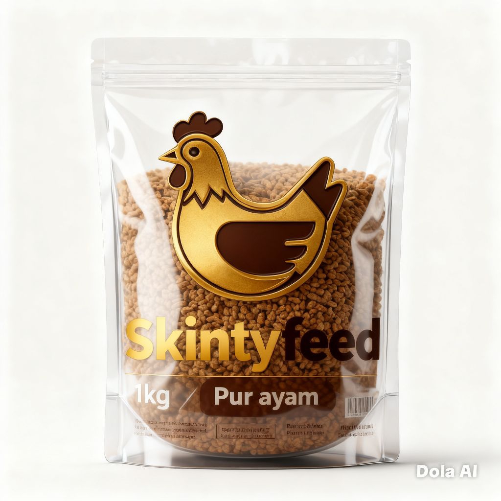 SkintyFeed Starter Crumble 1kg – Pakan DOC Protein 21%