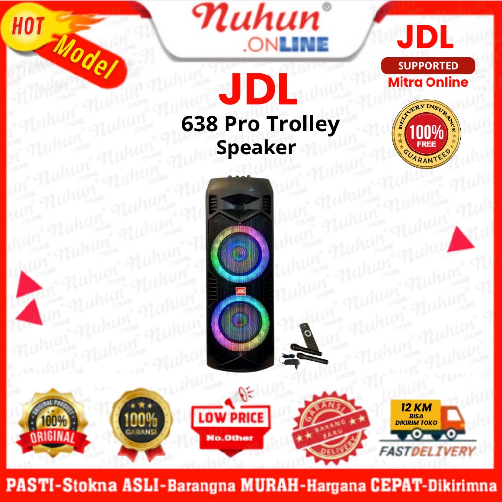 JDL Speaker 638 USB+B / JDL 638 Pro Trolley