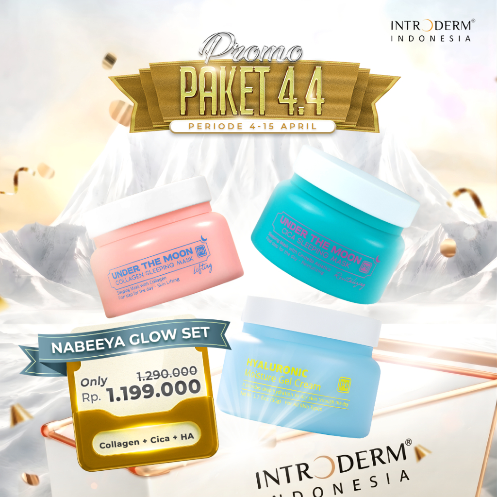 KEKE BEAUTY | PROMO PAKET 4.4  NABEEYA GLOW SET ( COLLAGEN,CICA,HA)