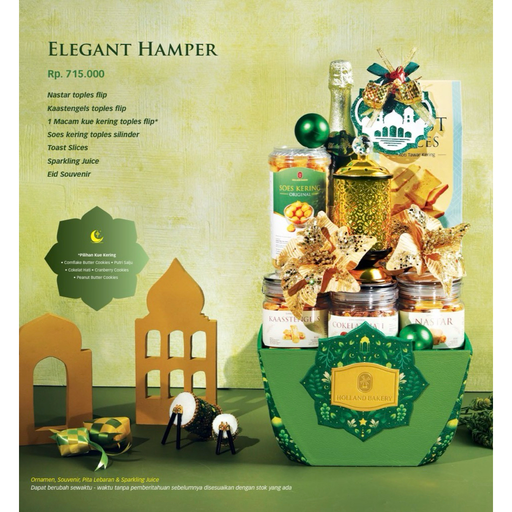 Hampers Holland Bakery Elegant Hamper EID IdulFitri Ramadan murah original