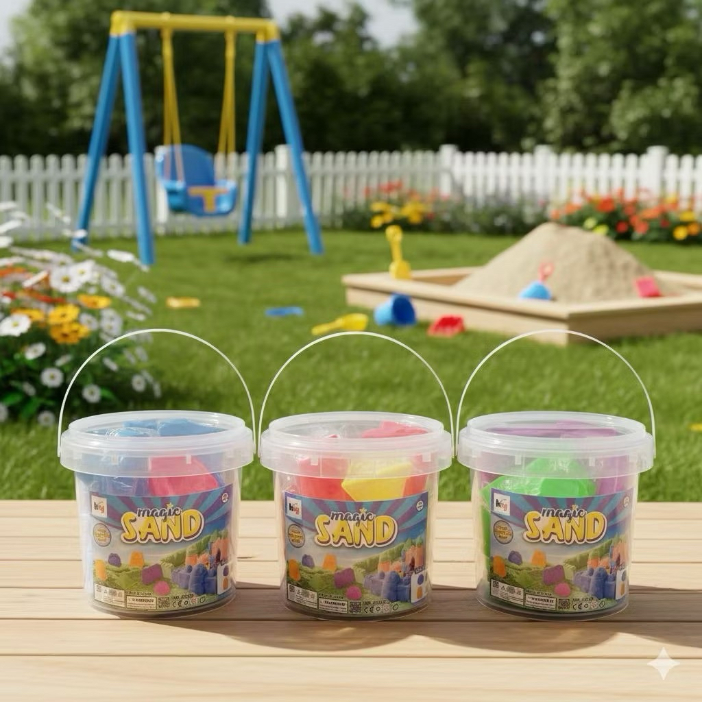 Mainan Pasir Anak Kecil | Magic Sand | Warna-warni