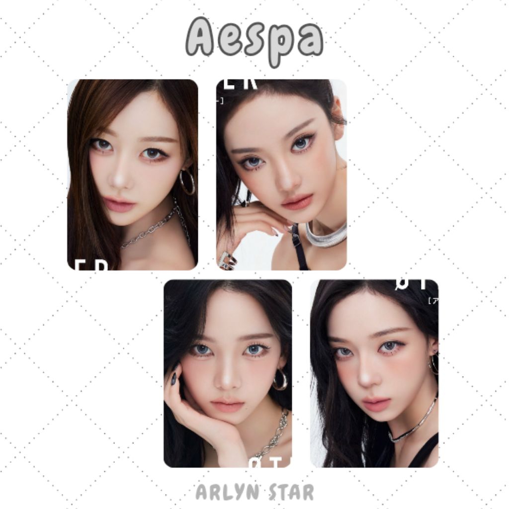 BISA COD {FREE GIFT} PHOTOCARD POLAROID GANTUNGAN KUNCI || AESPA KARINA NINGNING WINTER GISELLE TERM