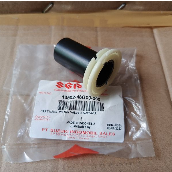 PISTON SKEP KARBURATOR SUZUKI  SKYWAVE HAYATE SKYDRIVE SPIN  ORIGINAL SGP 13502-46G00-000