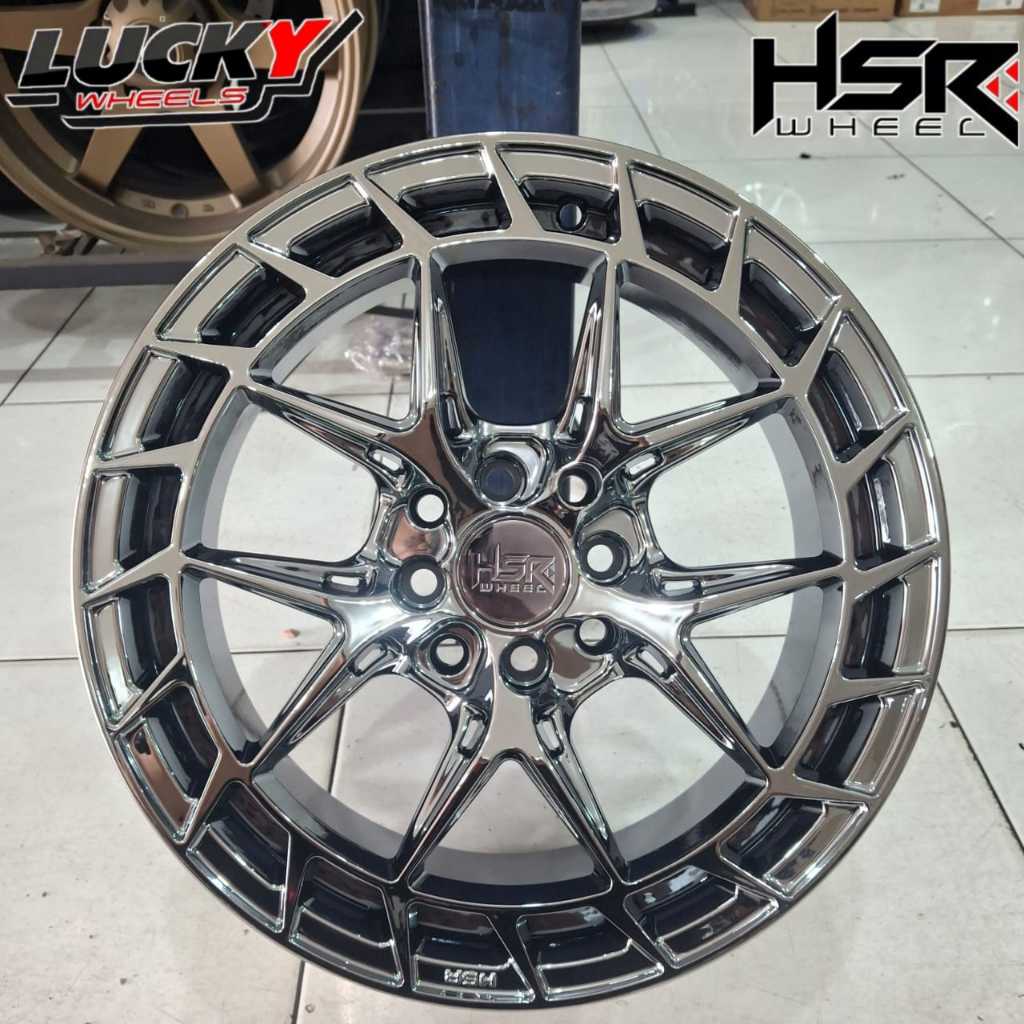 Velg Black Chrom HSR Velg Mobil Jazz Avanza Xenia Brio Dll HSR LPS R16