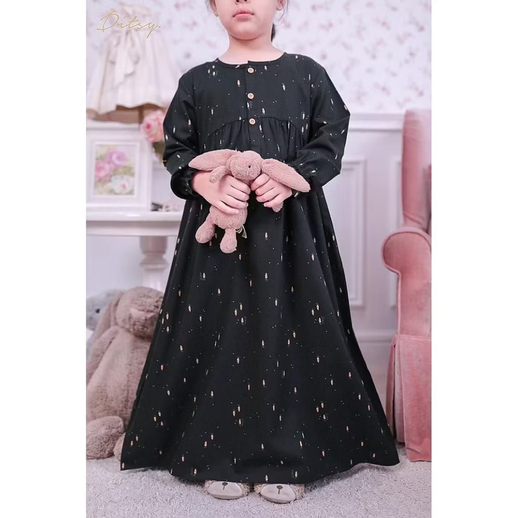 [SIAP KIRIM] LITTLE CARROT BLACK SIZE 2 4 BY DITSY MARET 2026