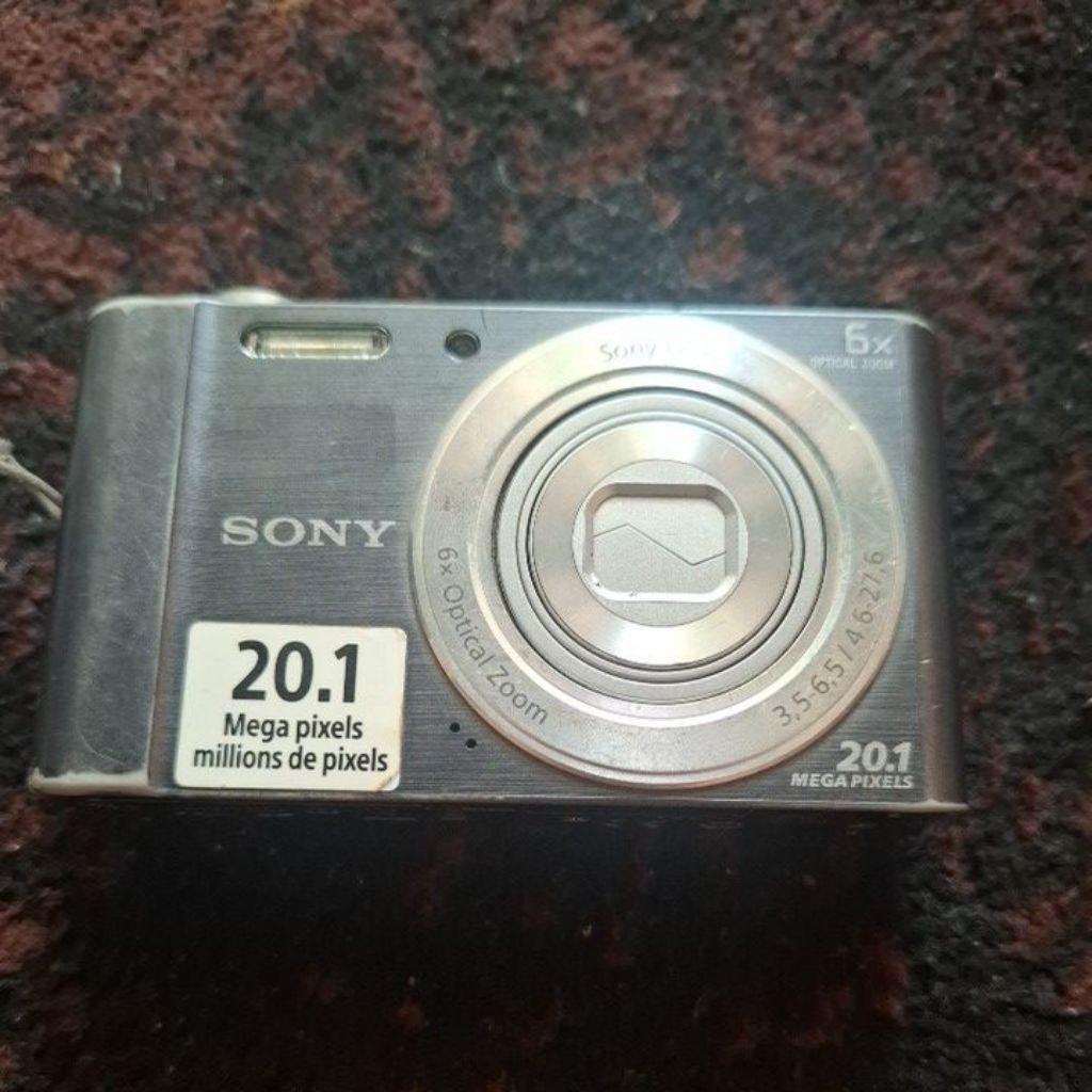 KAMERA DIGITAL SONY W810 SECOND SILVER MINUS ADA VIGNET DI LCD