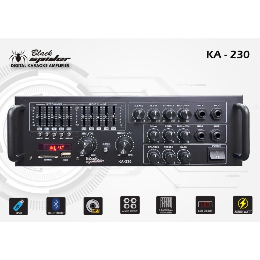 POWER BLACK SPIDER KA 230/ Power Black Spider Ka 230/ power black spider ka 230