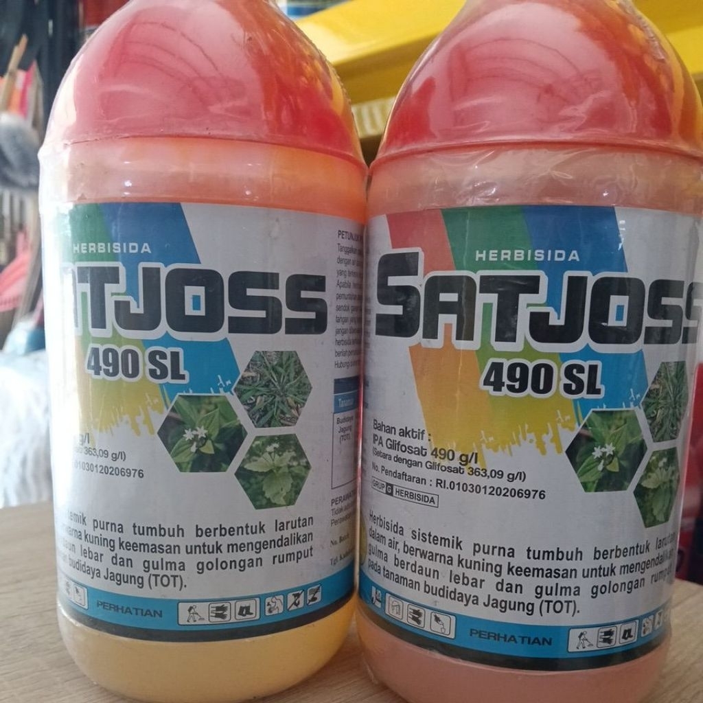 herbisida satjos 490 sl l obat rumput sistemik 1liter