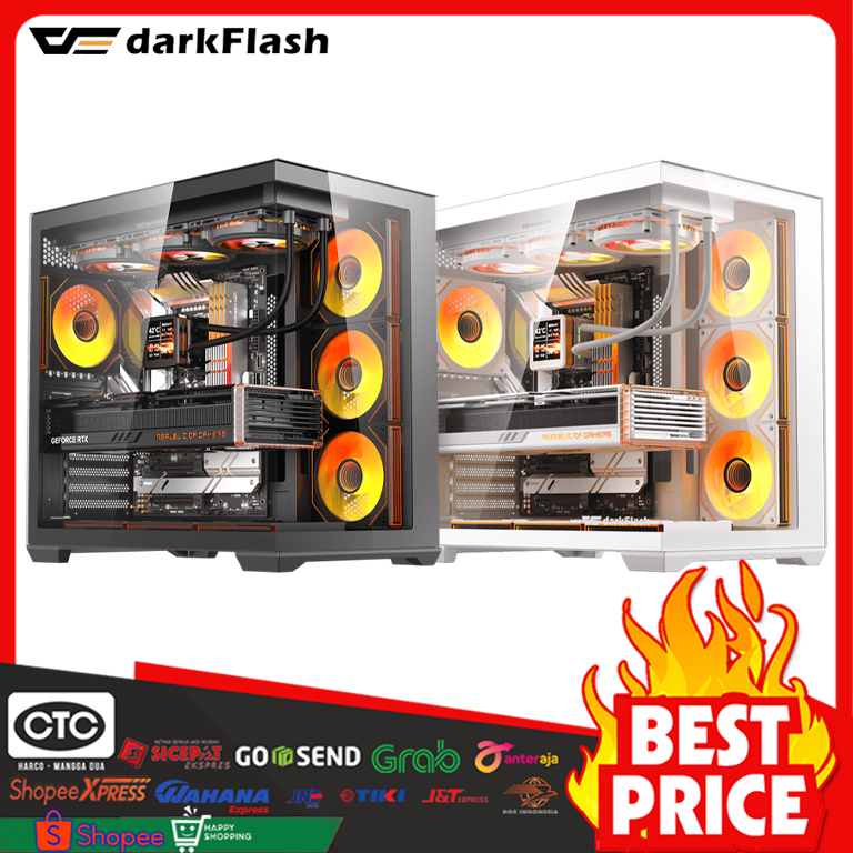 darkFlash C280 - CASING PC | E-ATX/M-ATX/ATX - GAMING PC CASE