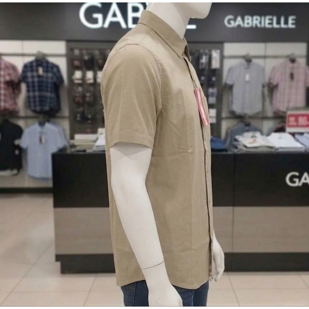 KEMEJA PRIA LENGAN PENDEK REGULER FIT GABRIELLE JEANS