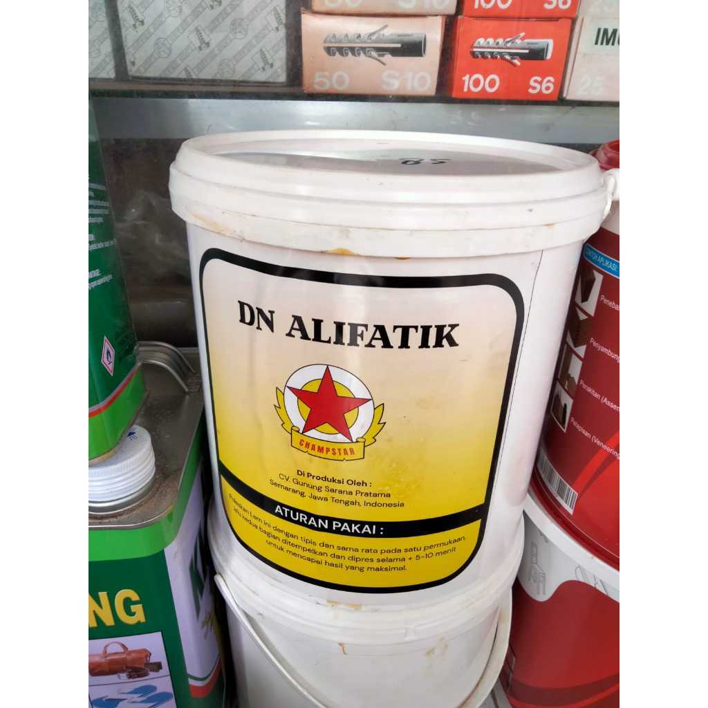 Lem DN ALIFATIK Champstar Ember 4 Kg - Lem Kayu Putih Super Kuat & Cepat Kering