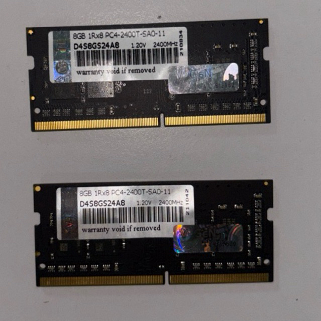 RAM DDR4 8GB 2400Mhz Memory VGEN