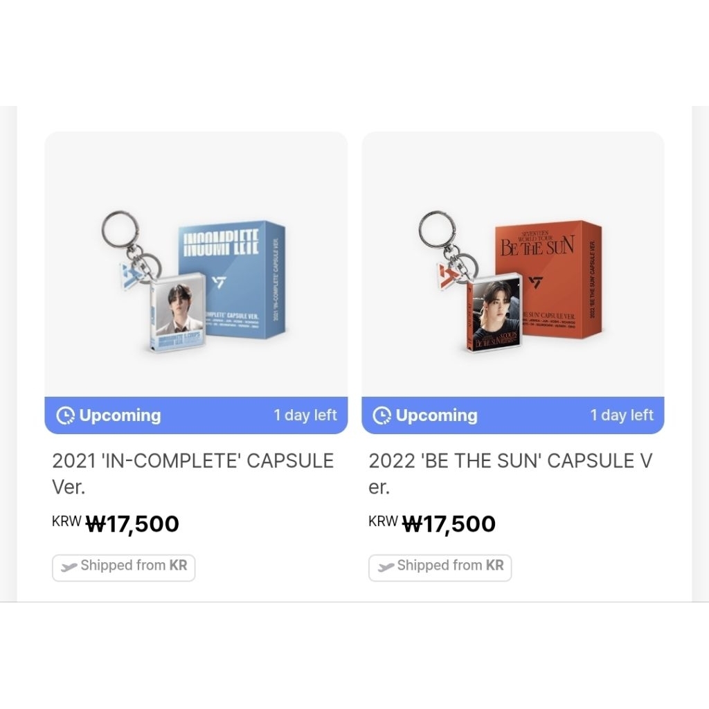 [PO] SEVENTEEN DIGI CODE RE:CAP Incomplete & Be The Sun Capsules - svt photocard scoups jeonghan jos