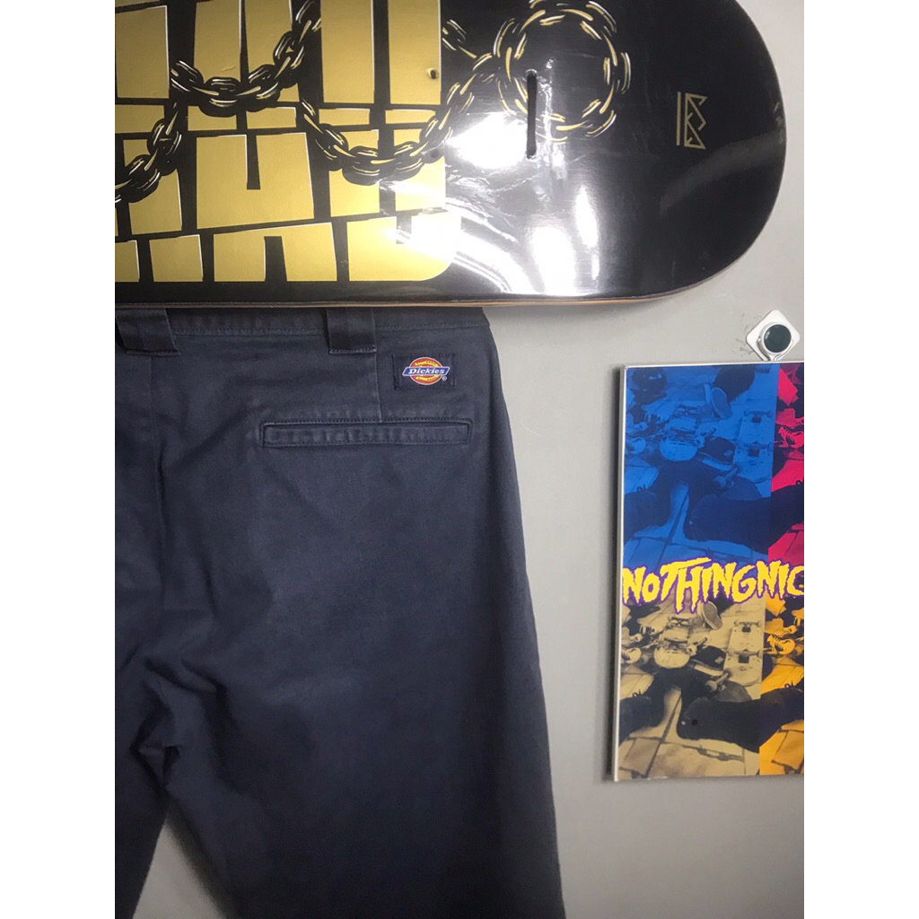 Dickies skinny fit Size 28 (warna Navy)