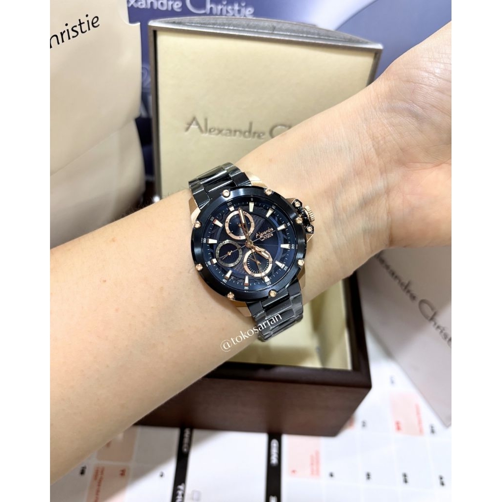 Alexander Christie AC 6564 BF Original Bergaransi Jam Tangan Rantai Wanita