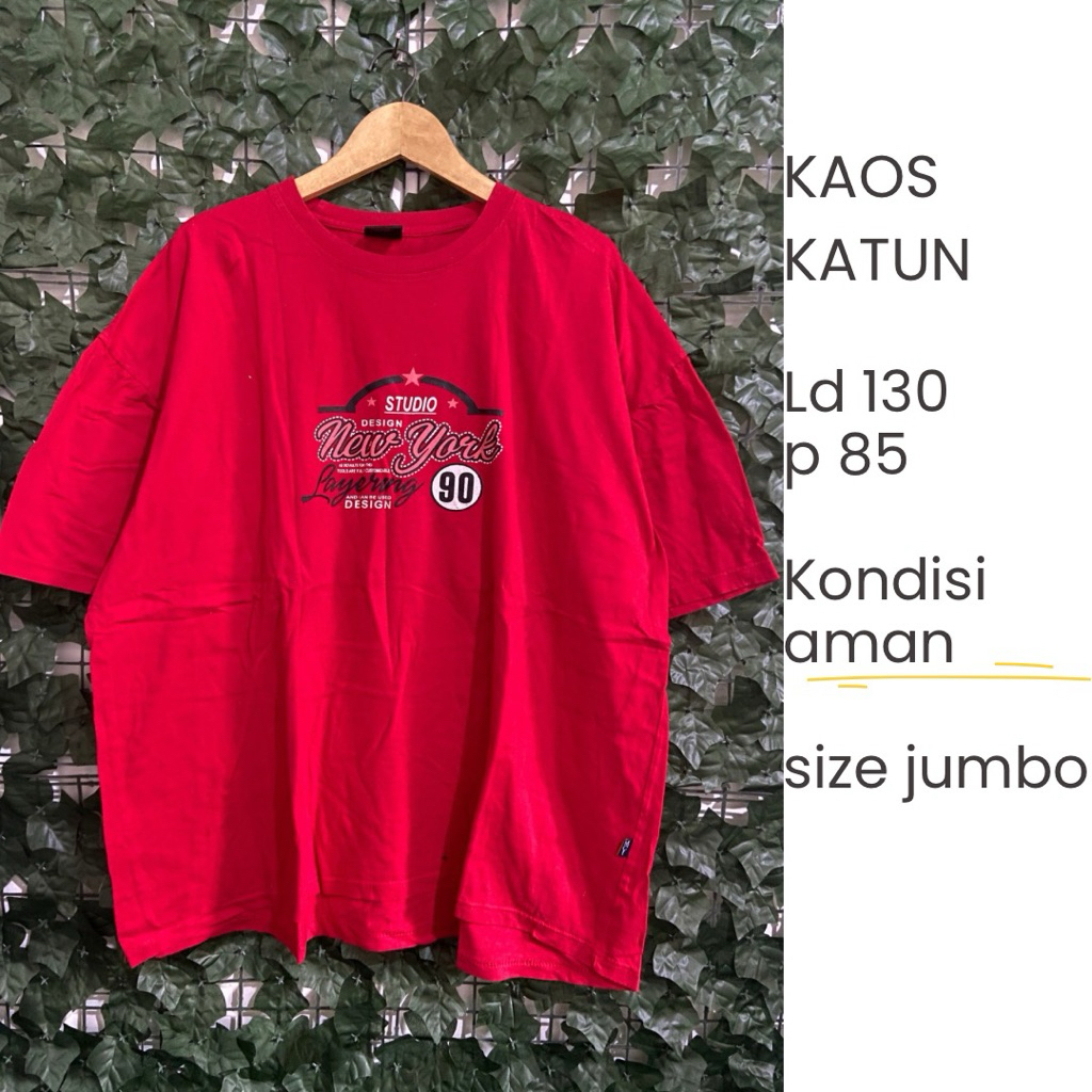 ETALASE (PRELOVED) KAOS OBLONG PRIA DAN WANITA