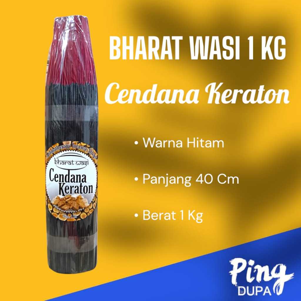 Dupa Hio Cendana Keraton Bharat Wasi Warna Hitam Kemasan 1 Kg