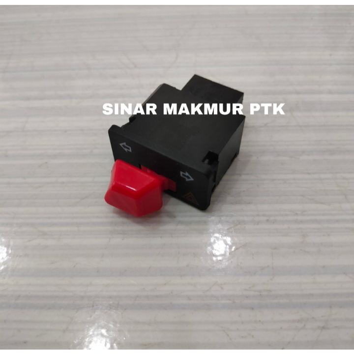 SINAR MAKMUR SAKLAR SEIN + HAZARD 30MM MERAH BEAT SCOOPY VARIO ESP / SAKLAR 30MM MERAH