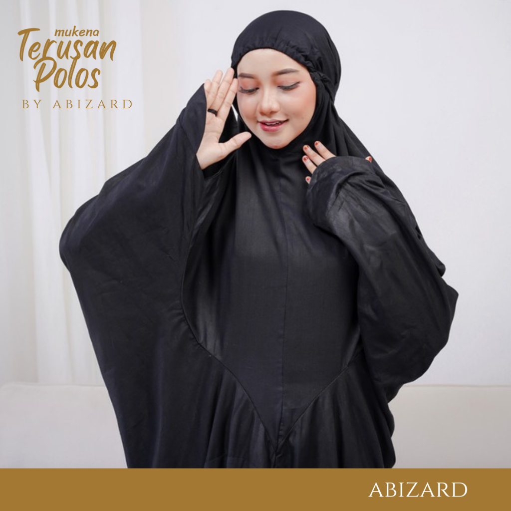 Abizard - Mukena Dewasa Terusan Rayon Traveling Motif Mawar