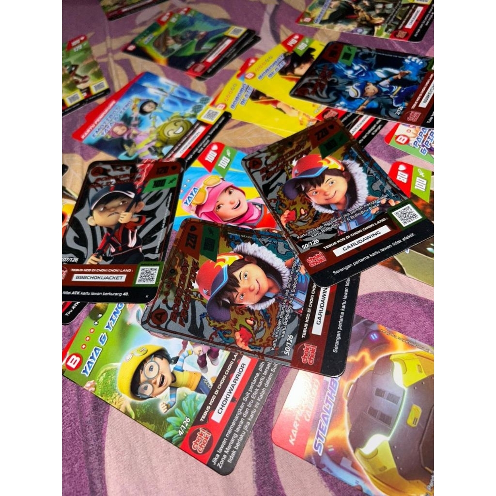 kartu choki-choki boboiboy