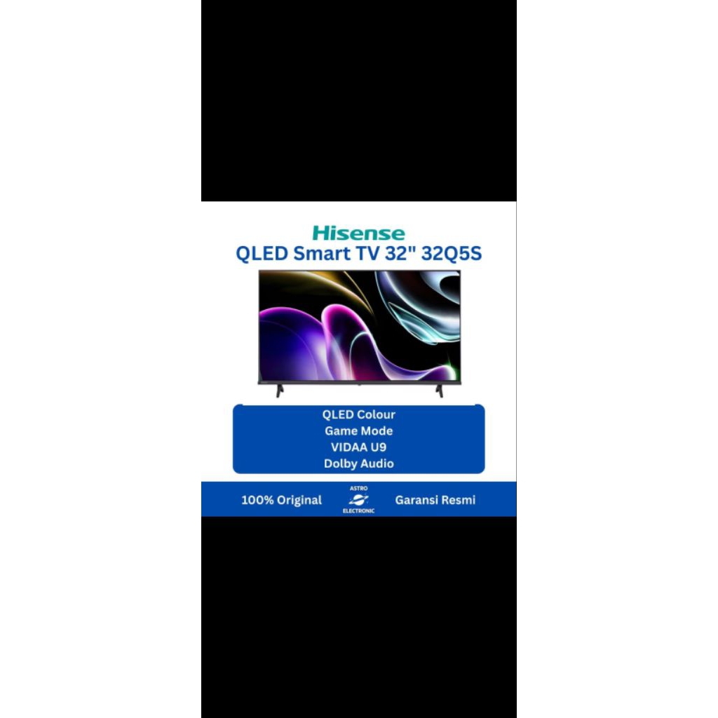 HISENSE TV 32Q5S QLED VIDA GRATIS BRACKET