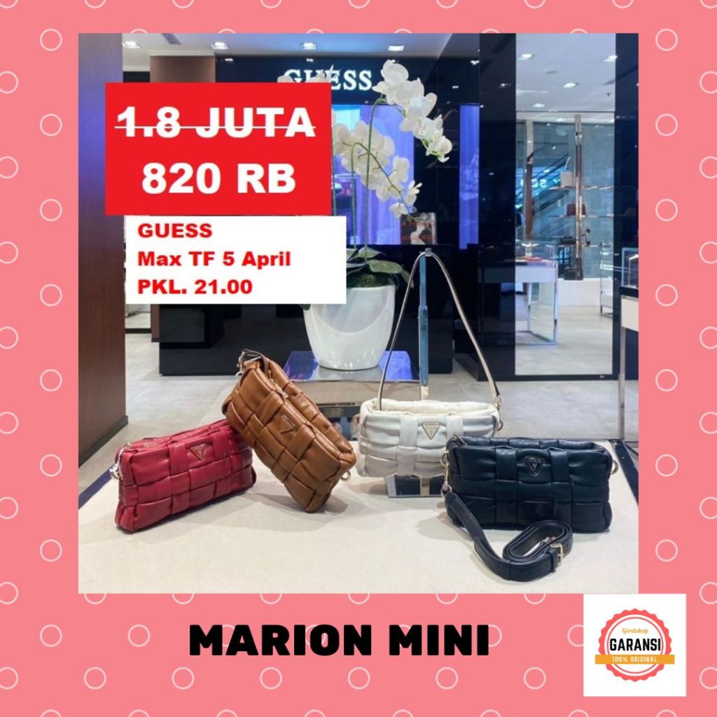 SALE Tas sling bag Guess wanita seri JANIA CROSSBODY CAMERA 100% original