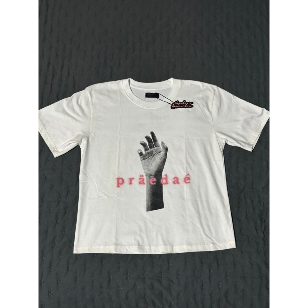 T-shirt Hopeless Romantic V1 White Praedae