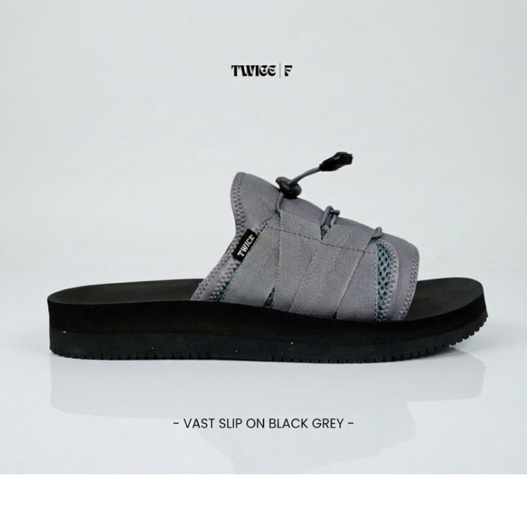 TWICE VAST SLIP ON | Sandal Pria | Sandal Wanita | Sandal Wanita Khaki | Sandal Pria Khaki | Sandal 