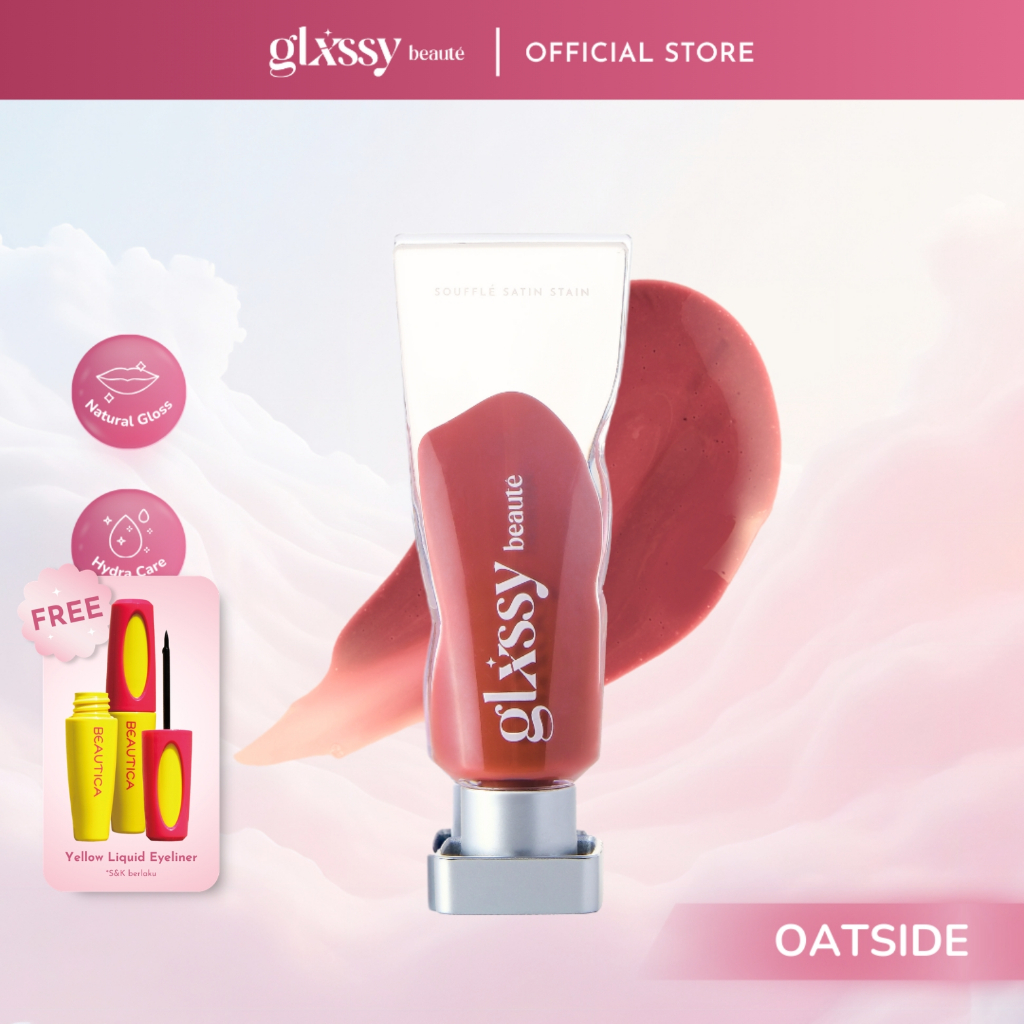 Glxssy Beaute Souffle Satin Stain Oatside - Lip Tint