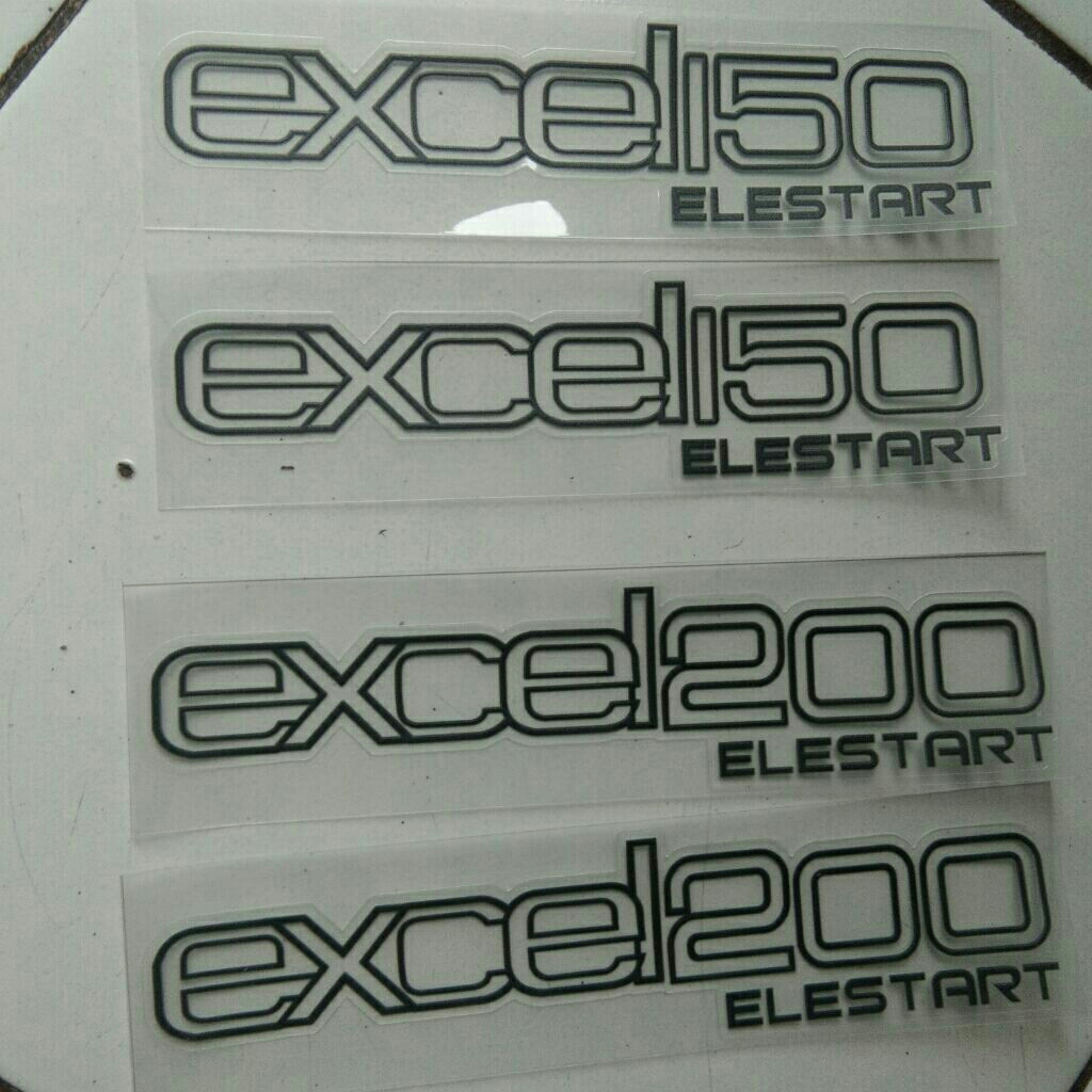 Stiker tepong Vespa Excel 150 Vespa Excel 200