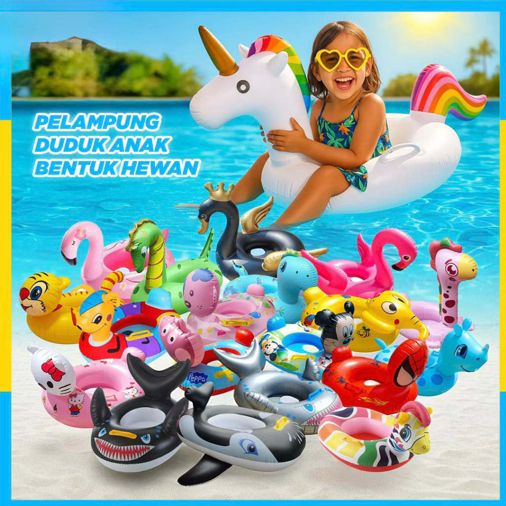 Pelampung Anak Lucu Pelampung Renang Karakter